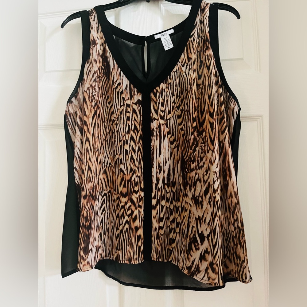 Animal print top